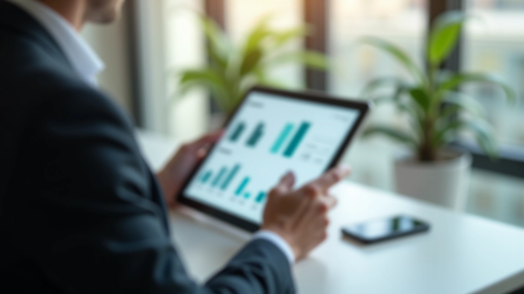 Tableau de bord d'analyse montrant les métriques ESG et la performance de durabilité sur écran, données en temps réel