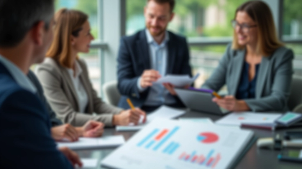 Réunion d'équipe discutant stratégie ESG