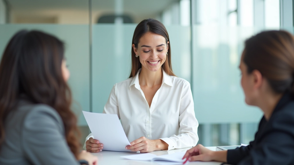 Professionnels en réunion examinant des rapports de conformité réglementaire et des standards de durabilité